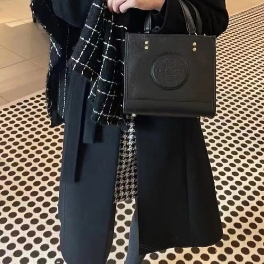 Coach Black Dempsey Tote With Patch